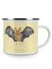 Mr. & Mrs. Panda Camping Emaille Tasse Fledermaus Flügel ohne Sp... in Gelb Pastell