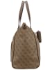 Guess Shopper Latona Carryon Large Tote in Latte Logo