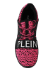 Plein Sport Schwarz Pink Blush Polyester Runner Joice Sneaker Schuhe