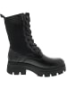 Calvin Klein Chunky Combat Laceup Zip Schnürstiefel Schwarz