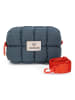 Les Visionnaires Unio Paris Umhängetasche 21 cm in denim blue