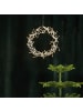 STAR Trading LED Deko-Kranz 'Curly', silber Ø 30cm