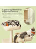 Feandrea Katzenbaum Clawfy in Beige - (B)35 x (H)114 x (T)50 cm