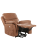 Beliani Fernsehsessel GLORIE in Braun - (W) 85 x (H) 82 x (L) 85 cm