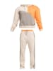 Tom Barron Jogginganzug Tom Barron Three Colors Sweatshirt And Pant Set in ecru