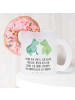 Mr. & Mrs. Panda Haferl Frosch Liebe mit Spruch in Transparent