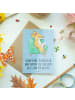 Mr. & Mrs. Panda Grußkarte Schwestern Psychologen mit Spruch in Blau Pastell