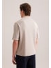 Seidensticker Strick Resort Hemd Regular in Beige