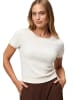Zero  T-Shirt mit Struktur in Eggnog