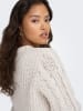 JACQUELINE de YONG Pullover Flauschiger Stehkragen Sweater Gestrickt JDYJOLA in Weiß-3