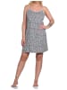 NORMANN Spaghetti Träger Nachthemd AnimalprintLook - 79554 in grau