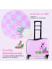 COSTWAY 2 tlg. Kinderkoffer mit Rucksack in Rosa
