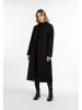DreiMaster Damen Übergangsmantel Aus Wollgemisch in Schwarz