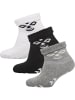 Hummel Hummel Long Socken Snubbie S Kinder in BLACK/GREY MELANGE/WHITE