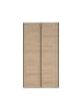 ebuy24 Schiebetürenschrank Como (2-türig) Eiche 119 x 67 cm