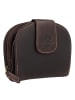 Greenburry Tornado Geldbörse RFID Schutz Leder 14 cm in teak brown
