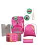 DerDieDas ErgoFlex Eco Schulranzen-Set 5tlg. Pink Planet
