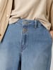 Rosner Hose Mara Wide Leg Cropped in light stone