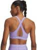 Under Armour Sport-BH "Crossback Mid Bra" in Lila