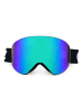 YEAZ APEX magnet-ski-snowboardbrille grün verspiegelt/silber in grün