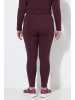 Ulla Popken Leggings in burgunder