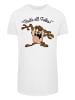 F4NT4STIC Long Cut T-Shirt Looney Tunes Taz That's All Folks in weiß