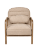 Beliani 2-tlg Sessel AGGER in Beige/Braun