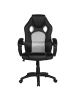 Beliani Gaming Stuhl FIGHTER in Schwarz/Grau - (W) 65 x (H) 108 x (L) 65 cm