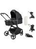 BooBoo Kombi-Kinderwagen "Jazzi" in Black 