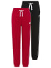 H.I.S. Sweathose in rot + schwarz