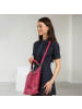 Florence Florence Beuteltasche, Shopper Leder fuchsia, pink ca. 41cm