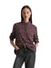 Marc O'Polo Allover-Print-Bluse regular in Dark Brown