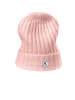 CASH-MERE.CH Bio Rib Mütze in Blass Rosa