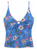 S. Oliver Tankini-Top in blau-bedruckt