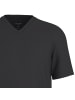 OLYMP  T-Shirt 4er Pack in Schwarz