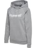 Hummel Hummel Cotton Kapuzenpullover Hmlgo Multisport Damen Atmungsaktiv in GREY MELANGE