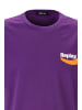 Replay T-shirt Piece Dyed Heavy Cotton Jersey in violett