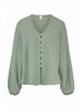 Hessnatur Hessnatur Musselin Bluse Relaxed aus reiner Bio-Baumwolle in mattgrün