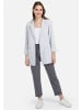 HELMIDGE Blazer in langem Schnitt in hellgrau