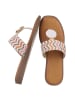 Ital-Design Sandale & Sandalette in Weiß und Rosa