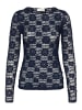 Cream Langarm-Bluse CRMaddie Slim fit in Navy Blazer