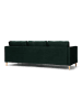 ebuy24 Ecksofa Marino Grün 219 x 151 cm