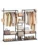 SONGMICS HOME Kleiderständer Zina in Beige-Schwarz - (B)163.6 x (H)175.3 x (T)33.8 cm