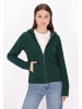 myMo Fleecejacke in Dunkelgrün
