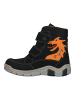 Ricosta Sneaker in Schwarz/Orange