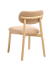 Beliani 2er-Set Esszimmerstuhl MILLS in Braun/Beige
