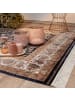 obsession Wohnzimmer Teppich – Vintage Teppich Babil 310 in blau - rechteckig