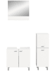 ebuy24 Badmöbelset Boston (3-teilig) Weiß 102 x 33 cm
