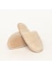 Gottstein Curly Wool Slipper in beige