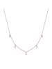 Glanzstücke München Halskette Sterling Silber Zirkonia in roségold